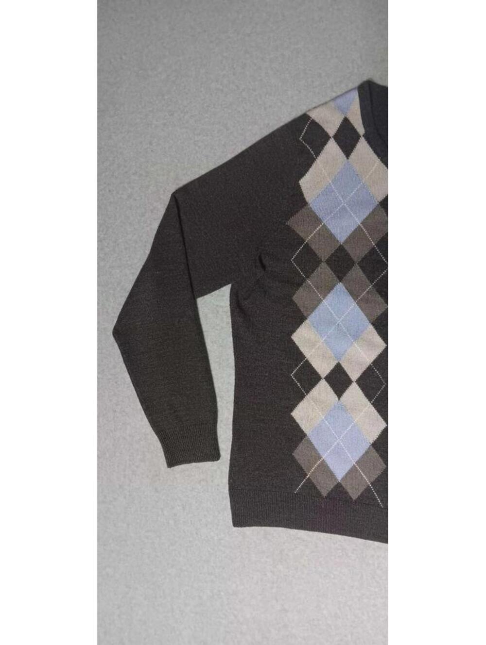 Croft And Barrow Argyle Long Sleeve Button Up Cardigan Womens Size Medium... - Picture 10 of 12